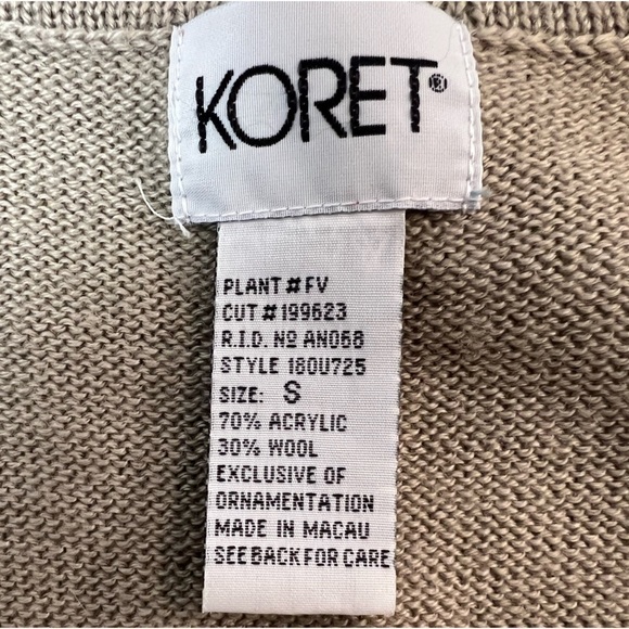 Koret Women's Sweater Vest Size Small - Picture 5 of 7